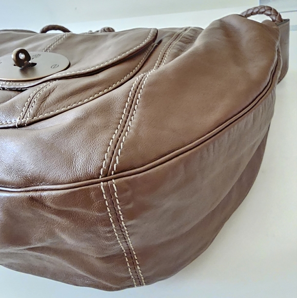 MULBERRY ARALINE Hobo Shoulder Handbag Big TASSELS - Picture 7 of 16